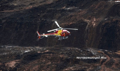 Bombeiros confirmam 34 mortes após rompimento de barragem em Brumadinho