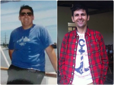 Jovem perde 50 kg em dois anos