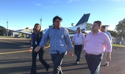 Prefeito Daniel Alonso comemora ampliação e modernização do aeroporto de Marília