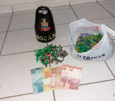 ROCAM faz grande apreensão de drogas