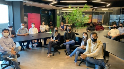 Estudantes de Direito e reitoria do UNIVEM visitam novas instalações da ACIM