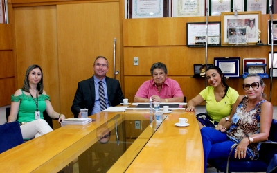 Reitoria da Unimar recebe Dr. Gilberto Ferreira da Rocha ex-aluno do curso de Direito e Mestrado