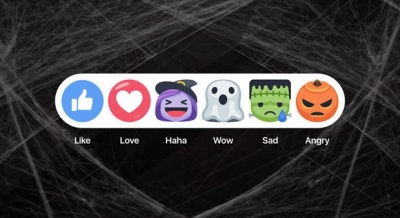 Facebook cria reaction de Halloween