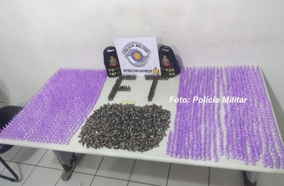 Força Tática apreende grande quantidade de cocaína na zona sul