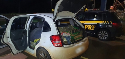 PRF apreende mais de 150 quilos de drogas, na região