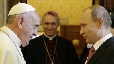 Papa Francisco quer ir a Moscou e falar com o presidente Vladimir Putin