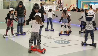 Marília Shopping recebe pista de hoverboard 