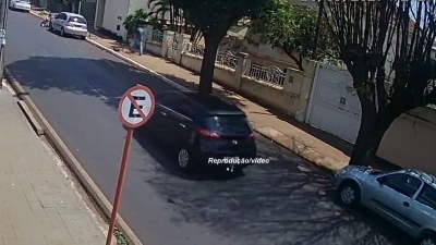 Golpistas agem na região, mas são flagrados por câmeras de segurança