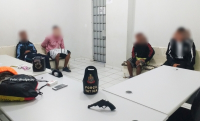Força Tática prende quadrilha que roubava celulares
