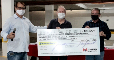 Menin e Fiscais Aposentados devolvem R$ 4,3 milhões aos compradores do Residencial Zurich