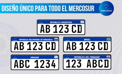 Placas de veículos terão novo modelo