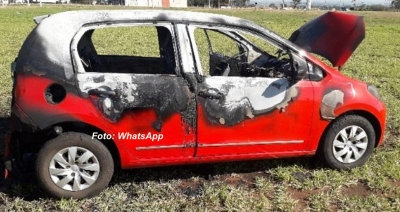 Motorista de UBER é assaltado em Marília e tem carro queimado