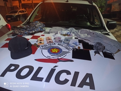 Casal é preso após roubar oito farmácias em um mês em Bauru