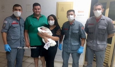 Mais um bebê engasgado é salvo pelos Bombeiros