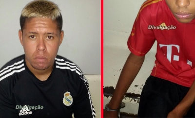 Dupla é presa após roubo. Adolescente afirmou que não tem idade para trabalhar