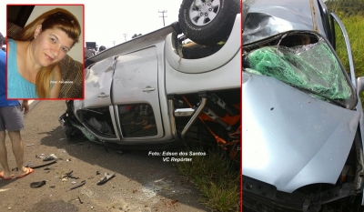 Mulher morta em grave acidente é identificada. Será sepultada em Presidente Prudente