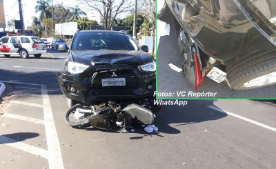 Moça sofre graves ferimentos em acidente