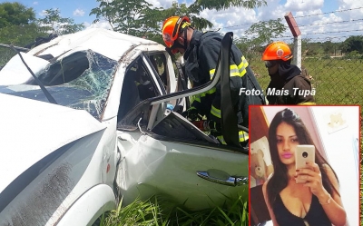 Moça de 21 anos morre em grave acidente na região