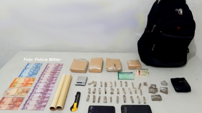 Homem que distribuía drogas em Marília é preso pela PM