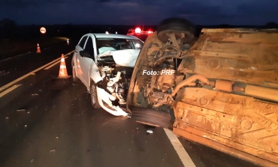 Acidentes na BR-153 deixam quatro pessoas feridas