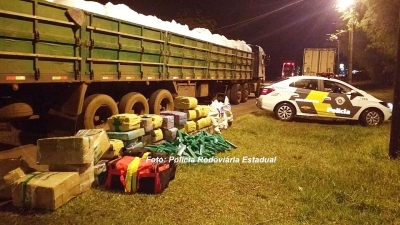Polícia Rodoviária apreende meia tonelada de maconha. Caso está na PF de Marília
