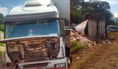 Caminhoneiros marilienses se envolvem em grave acidente