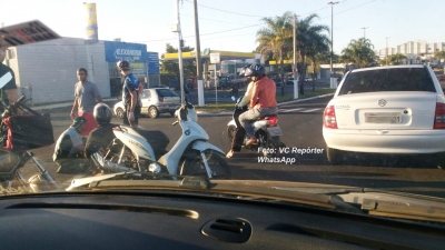 Sábado começa com acidentes na cidade e rodovia