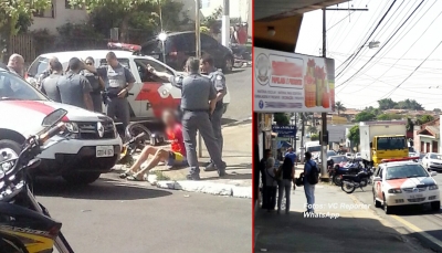 Assalto e perseguição no centro mobilizam PM