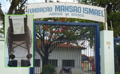 Mansão Ismael recebe primeira cadeira de rodas da campanha do Empório Galdêncio