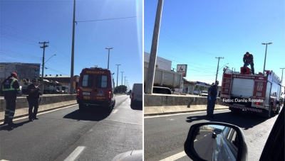 Idoso e criança são atropelados na BR-153