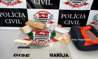 Pintor é preso pela DISE com droga na zona Sul