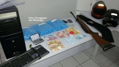 Mais droga apreendida. Agora na zona Norte