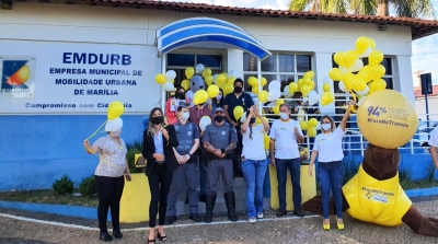 EMDURB encerra Campanha Maio Amarelo 2021 em Marília