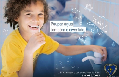 Campanha educativa alerta para o desperdício de água