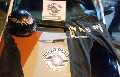 Câmera de segurança ajuda PM prender assaltantes