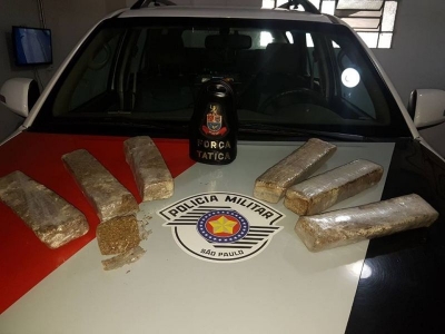 PM prende homem procurado por tráfico de drogas