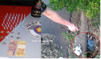 Adolescente é detido pela PM com drogas e família "toma as dores"