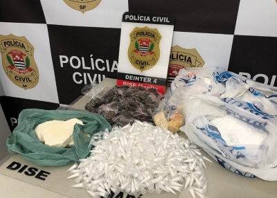 Dise apreende grande quantidade de drogas em Operação na zona Sul