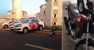 Força Tática recupera moto roubada