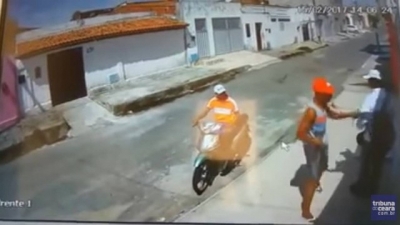 Homem é assaltado por deficiente visual e motoqueiro sem perna