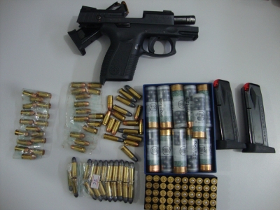 DIG apreende arma e munições no Palmital