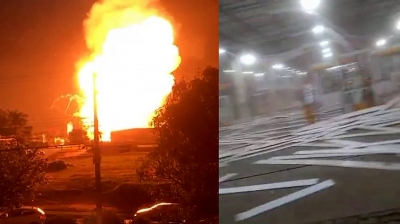 Caminhão explode em posto de combustíveis e deixa vários feridos