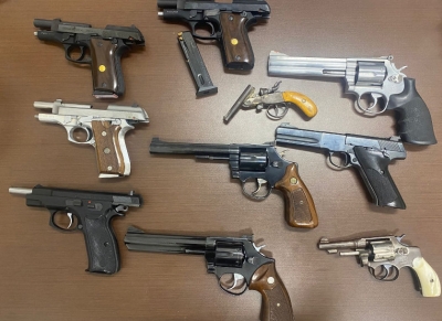 Briga leva PM a apreender um grande arsenal na região