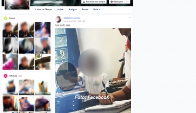 Polícia abre inquérito para apurar foto de estudante apontando arma em sala de aula