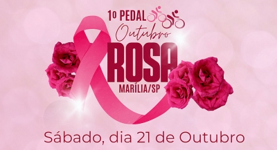 Outubro Rosa: ciclistas de Marília fazem ação especial neste sábado
