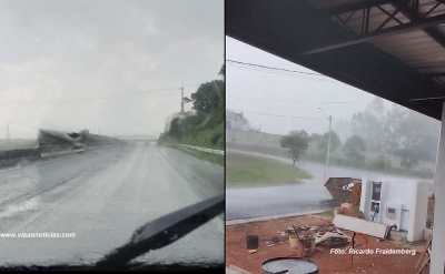 Após dia de calor, Marília tem tarde com pancadas de chuva