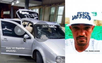 Homem é executado com vários tiros de pistola. Mulher que estava com ele também foi baleada