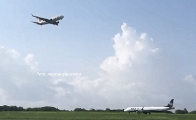 Avião da Gol arremete para não colidir com aeronave da Azul em Fernando de Noronha