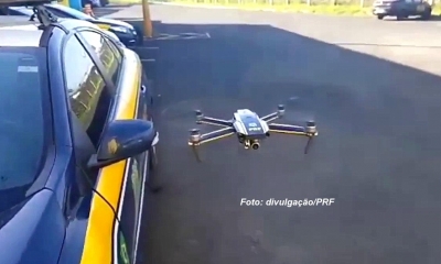 PRF confirma uso de drones para fiscalizar a BR-153, na região
