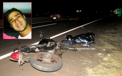 Rapaz morto em acidente será sepultado nesta tarde. Moto que pilotava era furtada